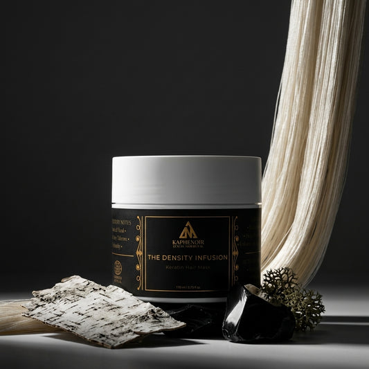 The Density Infusion keratin hair mask for smooth and healthy looking fine hair