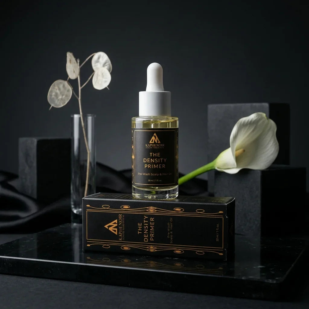KapheNoir The Density Primer pre wash scalp and hair oil for fine hair