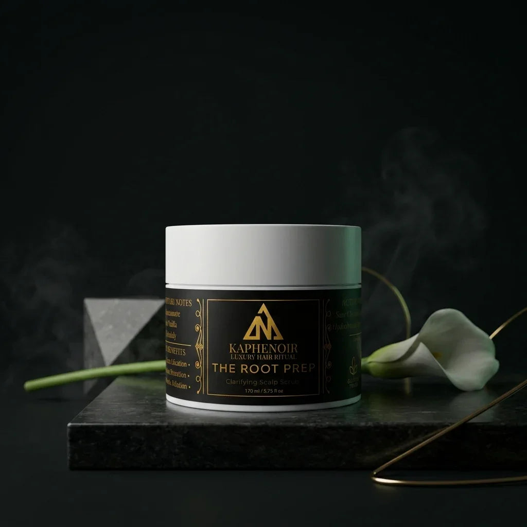 KapheNoir The Root Prep purifying scalp scrub for fine hair