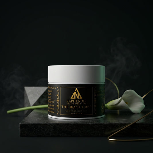 KapheNoir The Root Prep purifying scalp scrub for fine hair